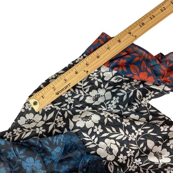 Warm NY Size 0 Floral Mixed Print Maxi Dress Cotton Ruffle Warm Store NYC - Picture 9 of 16